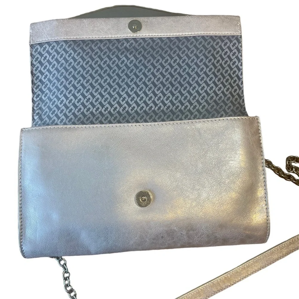 NWT Diane Von Furstenberg leather crossbody bag converts to cutch. - Picture 8 of 14